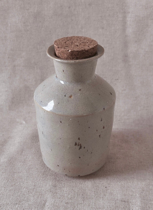 Corked bottle jar